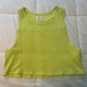 Sleeveless short sleeve blue